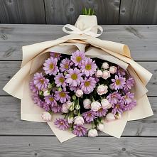 Букет цветов из:  Розы и Хризантемы в Заволжске