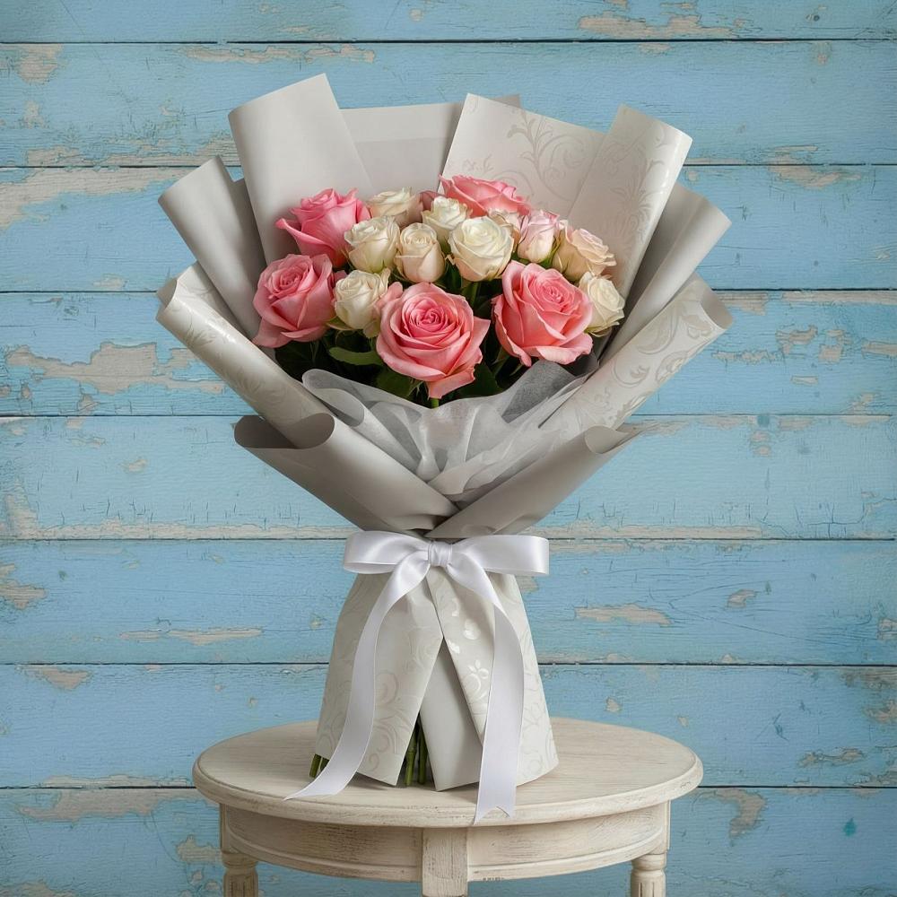 Букет цветов из: Розы в Заволжске