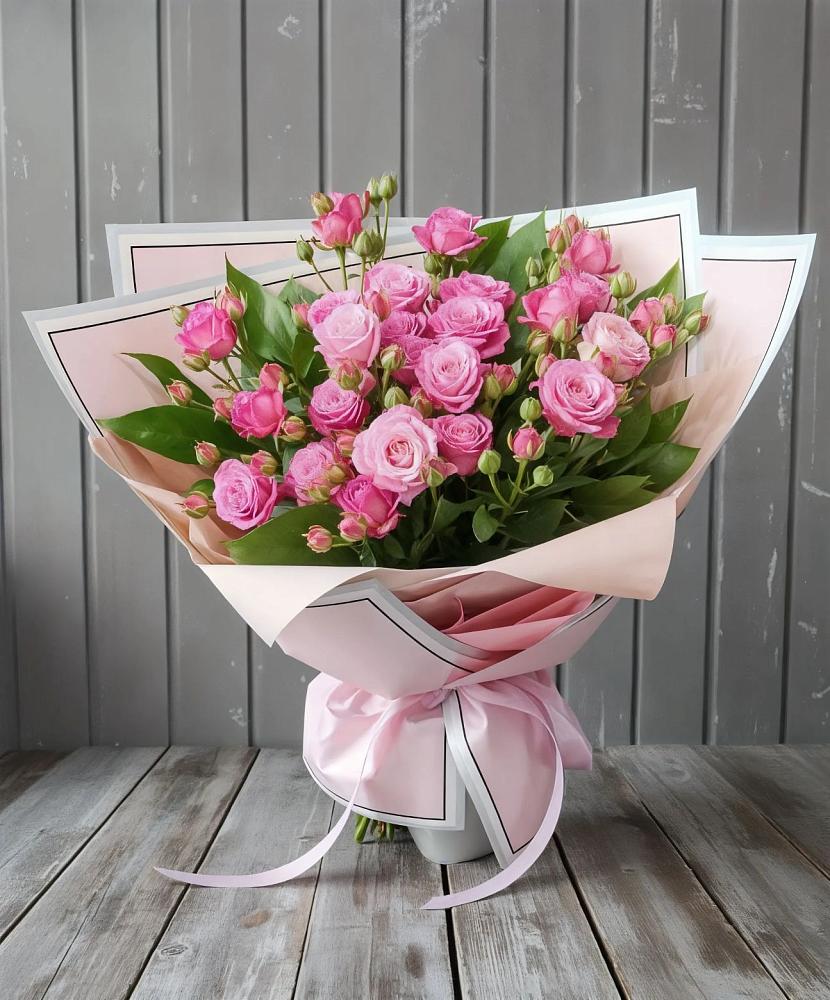 Букет Розовый кустик в Заволжске