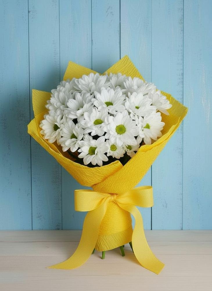 Букет цветов из: Хризантемы в Заволжске