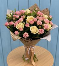 Букет цветов из:  Розы в Заволжске
