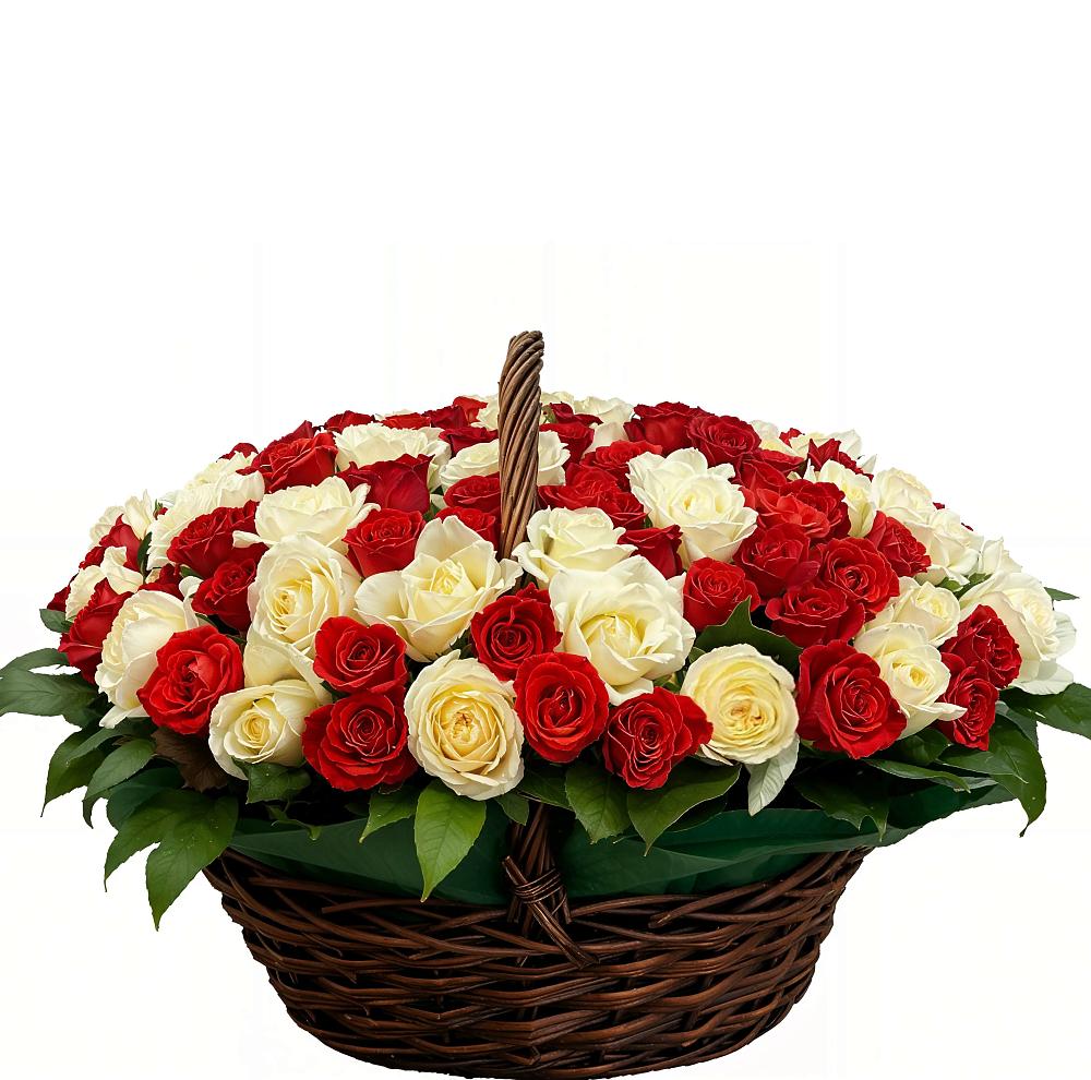 Премиум букет из: Розы в Заволжске