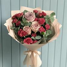 Букет цветов из:  Гвоздики и Розы в Заволжске