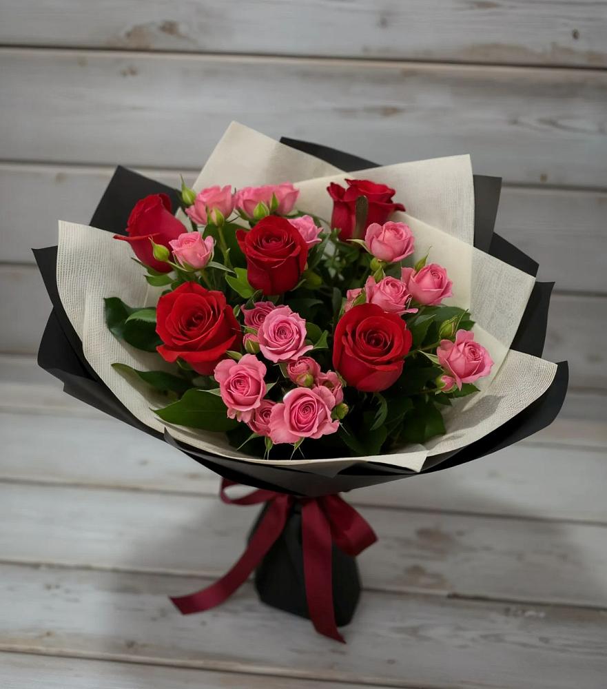 Букет цветов из: Розы в Заволжске